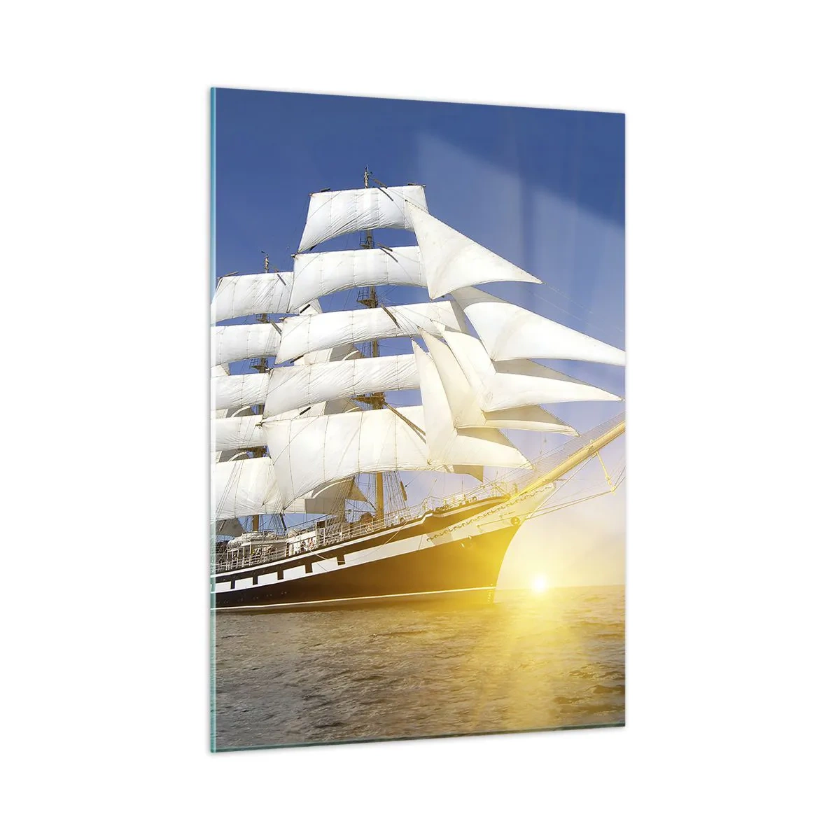 Quadro em vidro - O seu tempo nunca passará - 50x70 cm