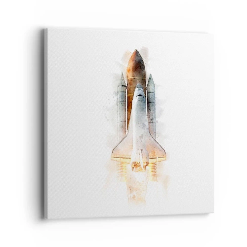 Quadro em tela - Exploradores para iniciantes - 40x40 cm