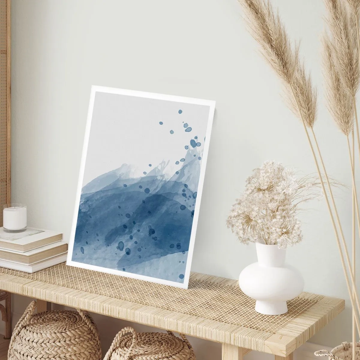 Pôster - Tule azul - 30x40 cm