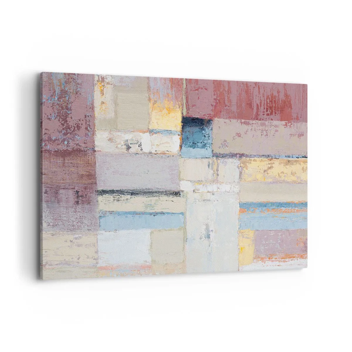 Quadro em tela - A paz da geometria - 120x80 cm