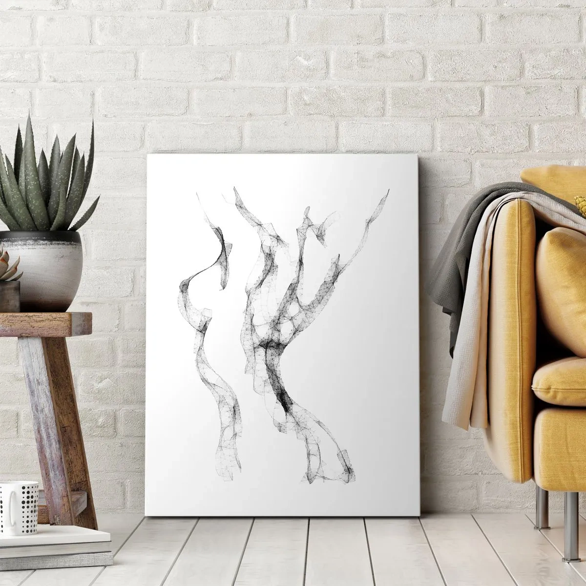 Quadro em tela - Bonita e forte - 45x80 cm