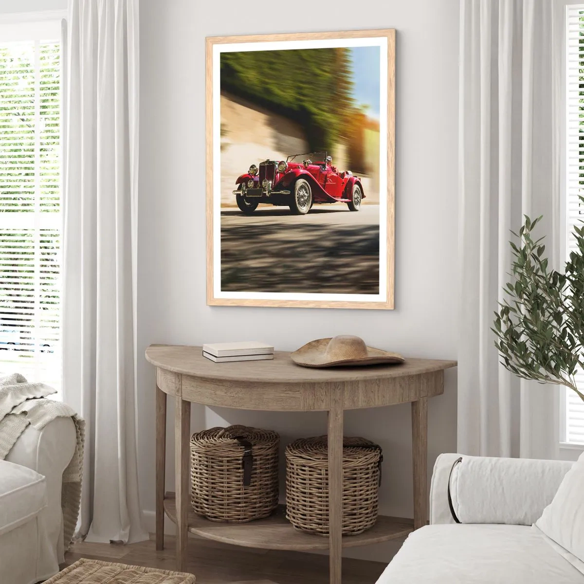 Pôster com moldura de carvalho claro - Mais bonita que a Vitória de Samotrácia - 70x100 cm