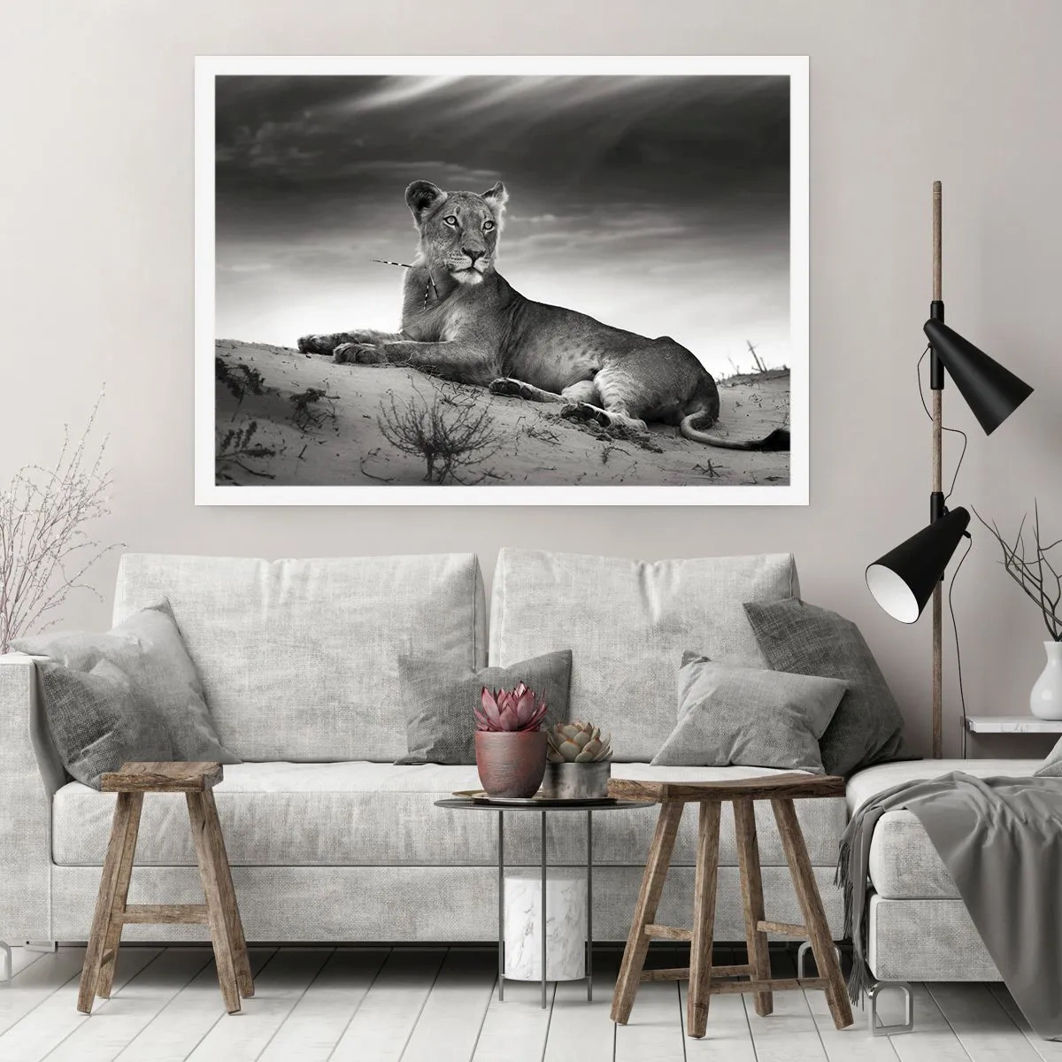 Pôster - Descanso da Rainha do Deserto - 40x30 cm