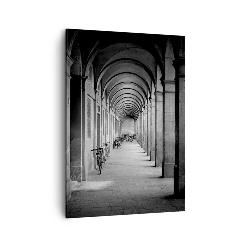 Quadro em tela - Sob as arcadas - 50x70 cm