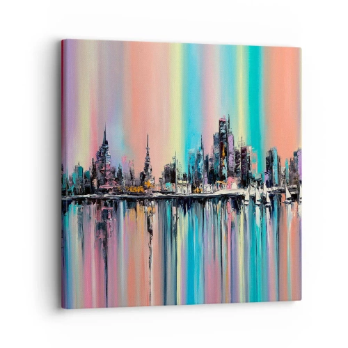 Quadro em tela - Brilho da noite - 30x30 cm