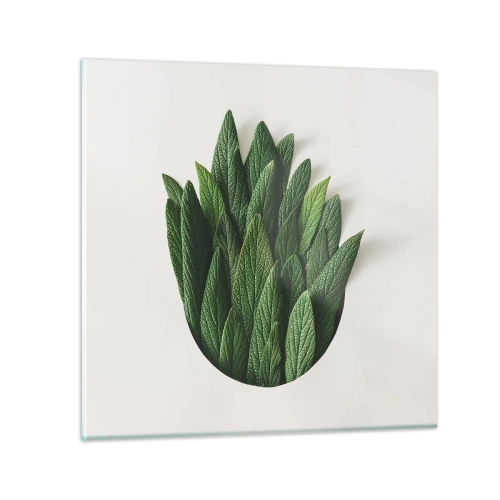 Quadro em vidro - Curiosidade indomável - 50x50 cm