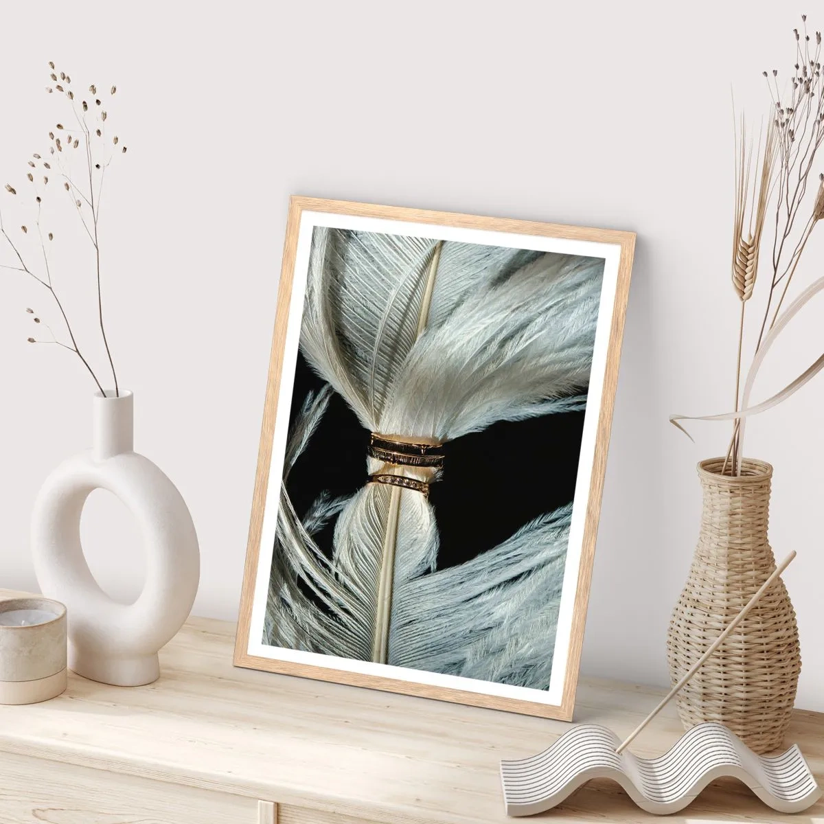 Pôster com moldura de carvalho claro - ...todos os dias da nossa vida... - 61x91 cm