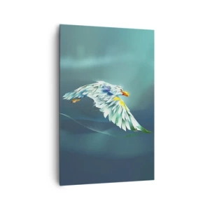 Quadro em tela - O poder da águia - 80x120 cm