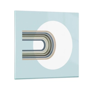 Quadro em vidro - Atração irresistível - 70x70 cm