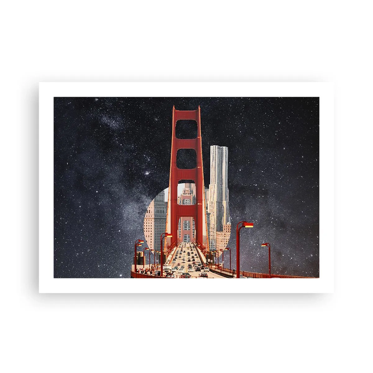 Pôster - Sempre no centro - 70x50 cm