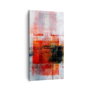 Quadro em tela - A composição brilha - 55x100 cm