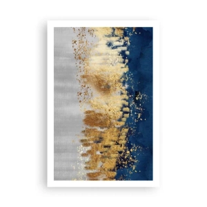 Pôster - Uma composição moderna com brilho - 61x91 cm