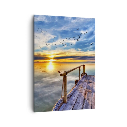 Quadro em tela - O vento descansa - 50x70 cm