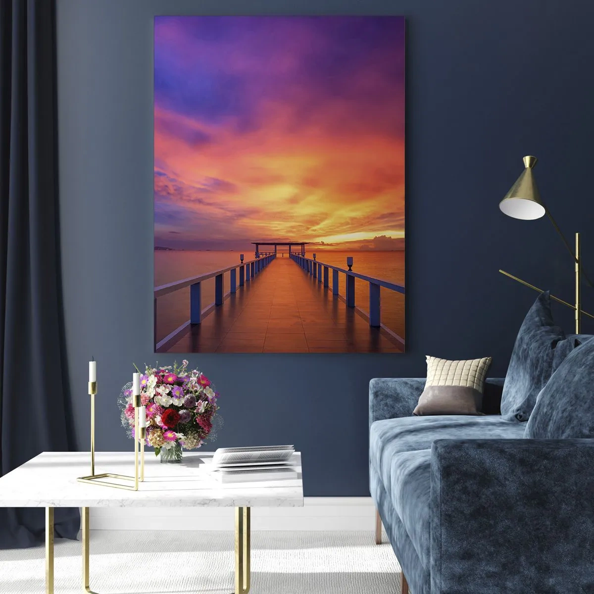 Quadro em vidro - Sem fim - 50x70 cm