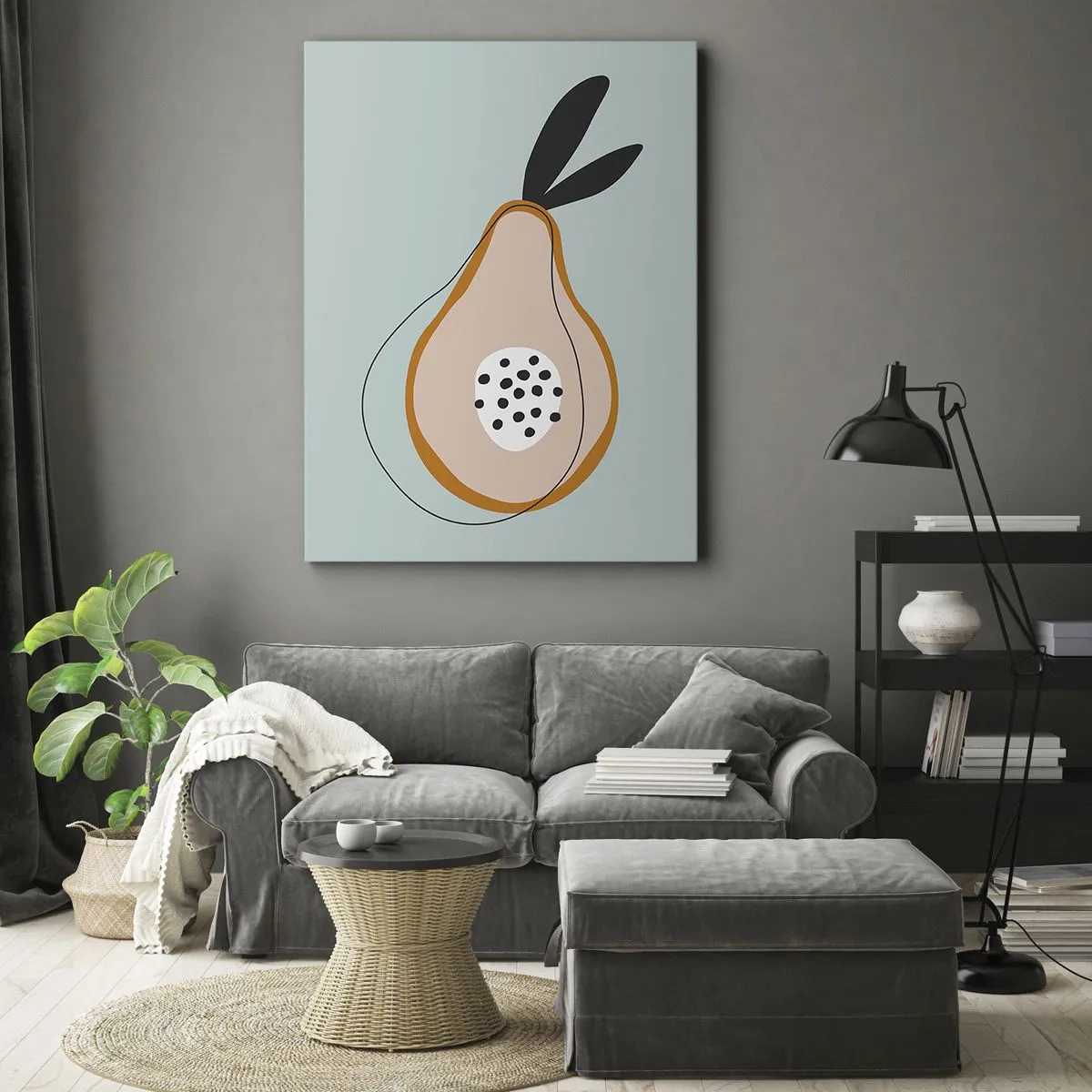 Quadro em tela - Penetrar na natureza das coisas - 70x100 cm