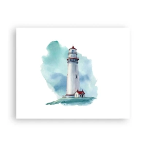 Pôster - A gentil irmã do azul - 50x40 cm