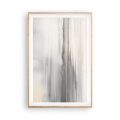 Pôster com moldura de carvalho claro - Distância pensativa - 61x91 cm