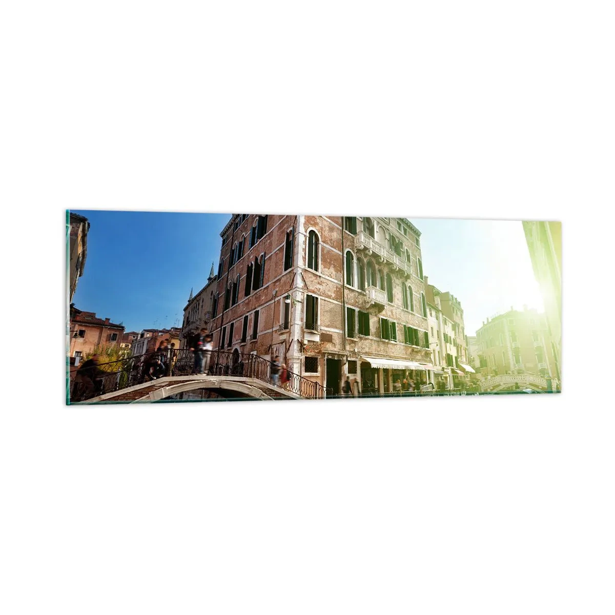 Quadro em vidro - Veneza - Amore Mio - 90x30 cm