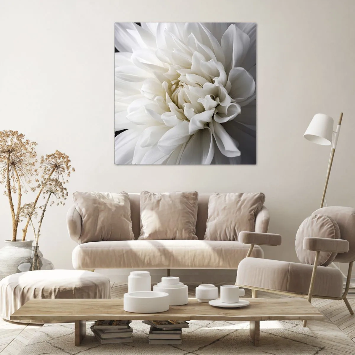 Quadro em tela - Manhã da noiva - 40x40 cm