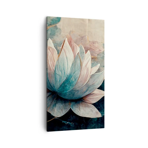 Quadro em tela - Estrelas do lago - 45x80 cm