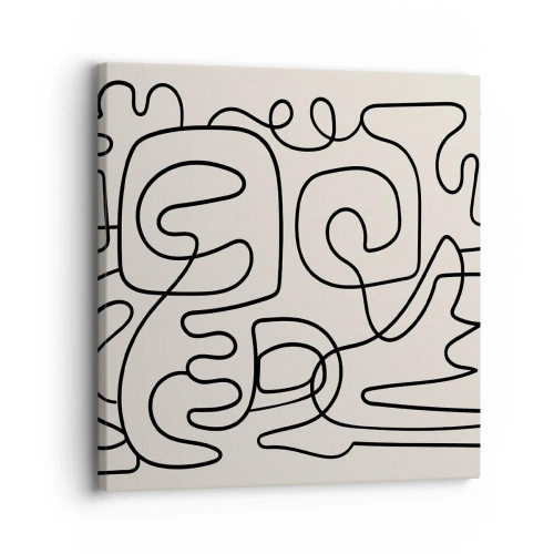 Quadro em tela - Na trilha - 30x30 cm