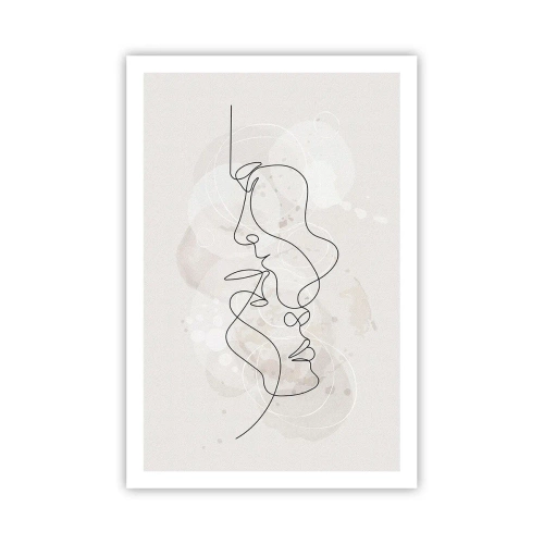 Pôster - Emaranhados num abraço - 61x91 cm