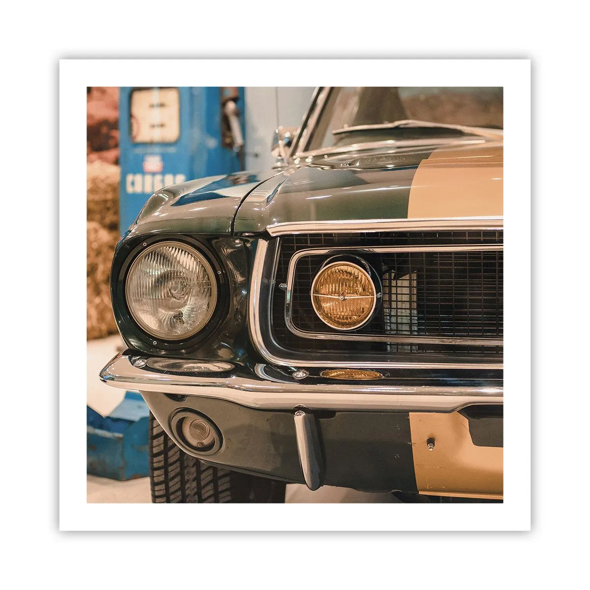 Pôster - Encontro com uma lenda - 60x60 cm