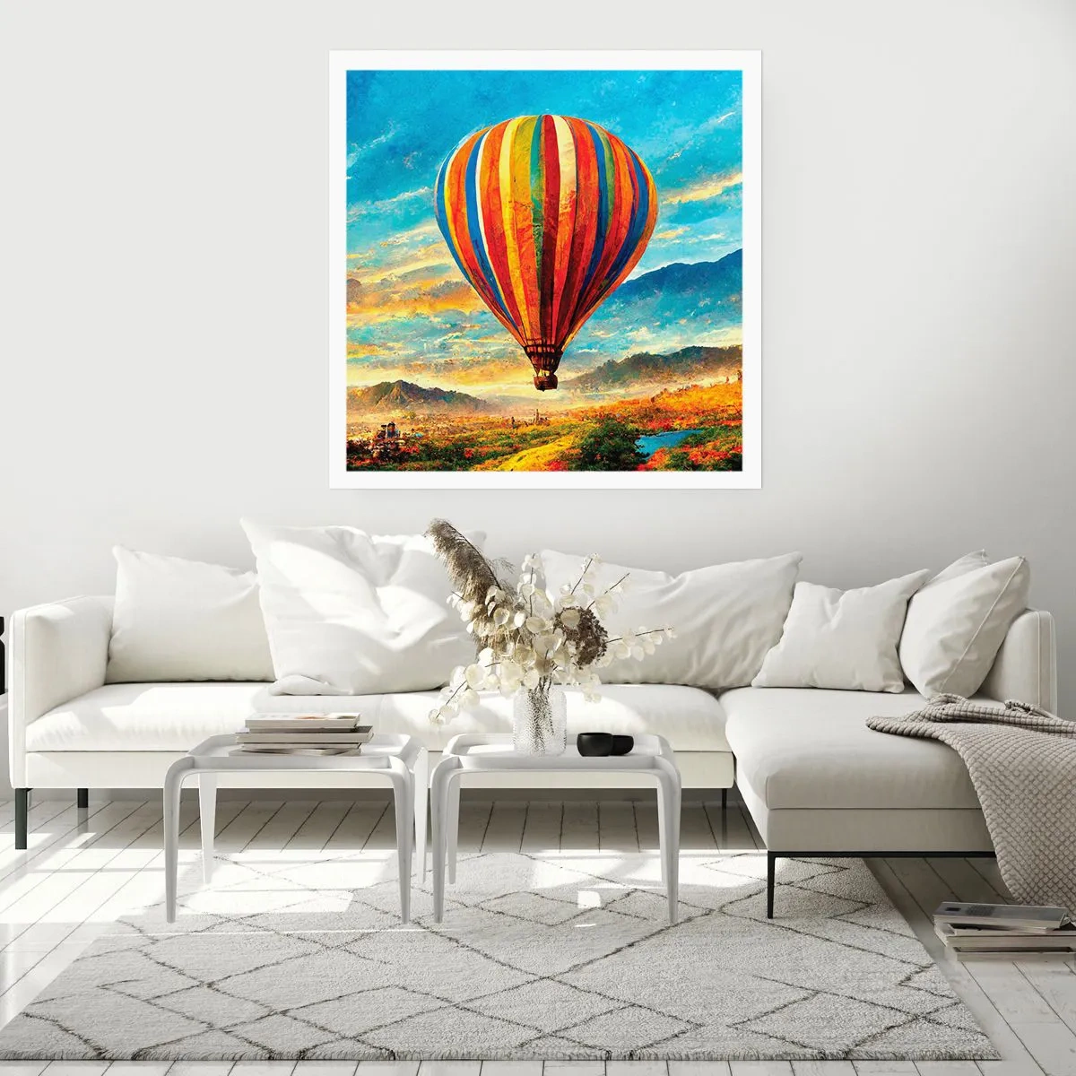 Pôster - Com silêncio enxergas mais - 50x50 cm