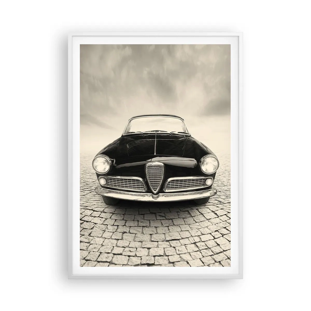 Pôster em moldura branca - E como não me amar? - 70x100 cm