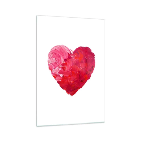 Quadro em vidro - All you need is love - 70x100 cm