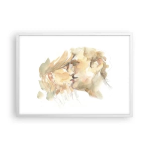 Pôster em moldura branca - A outra metade foi encontrada? - 70x50 cm