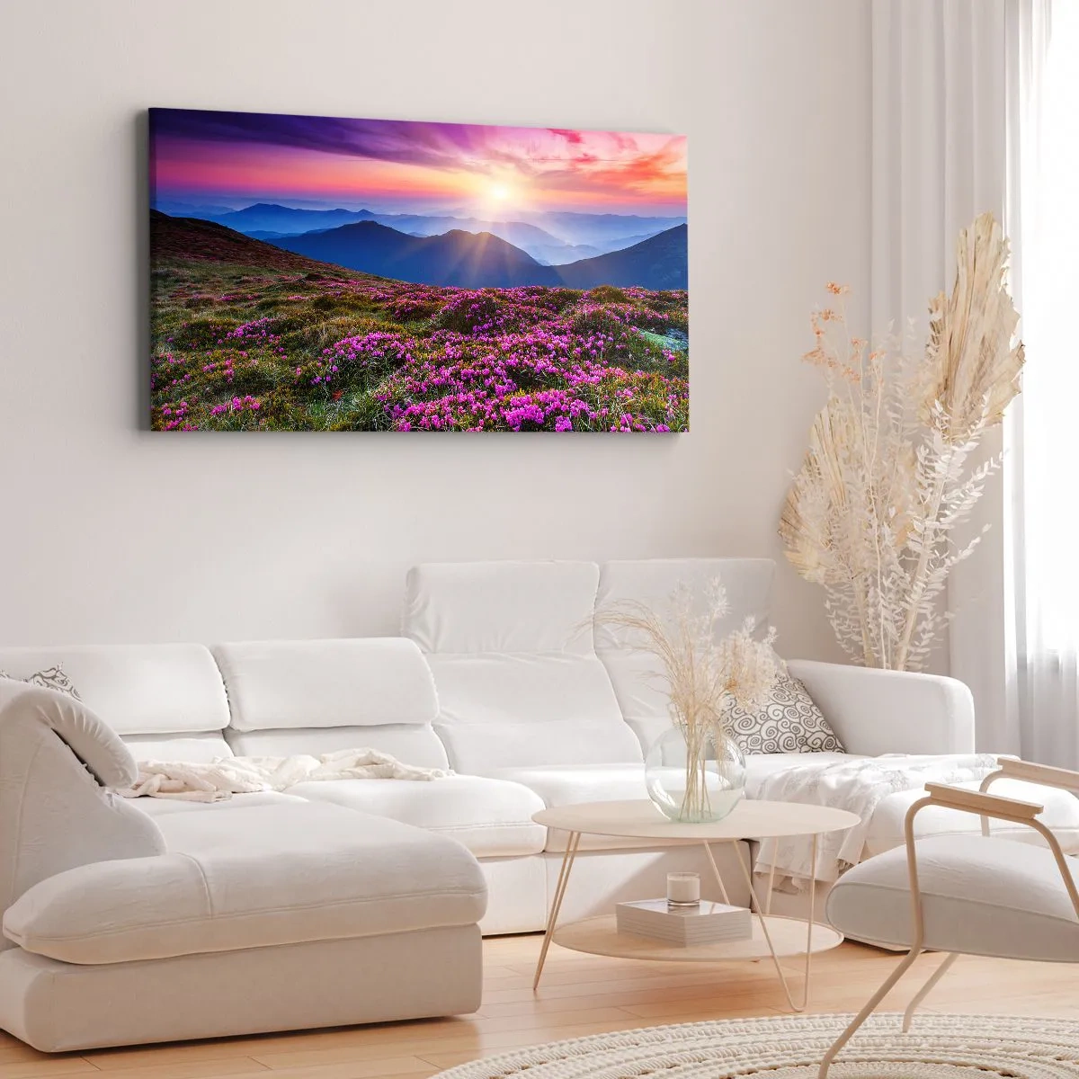 Quadro em tela - Campo cheiroso - 160x50 cm