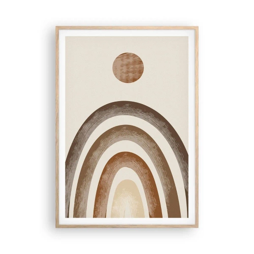 Pôster com moldura de carvalho claro - Numa galáxia muito distante - 70x100 cm