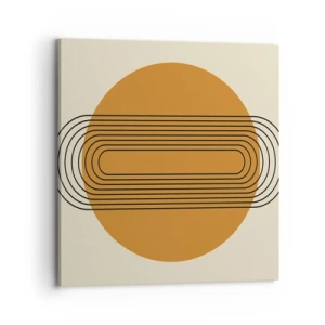 Quadro em tela - O plano perfeito - 70x70 cm