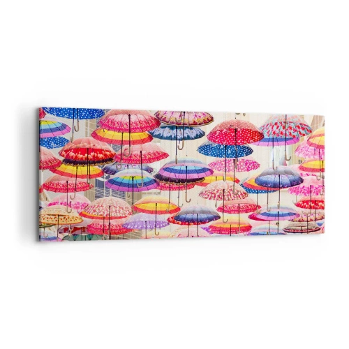 Quadro em tela - Prado urbano - 100x40 cm