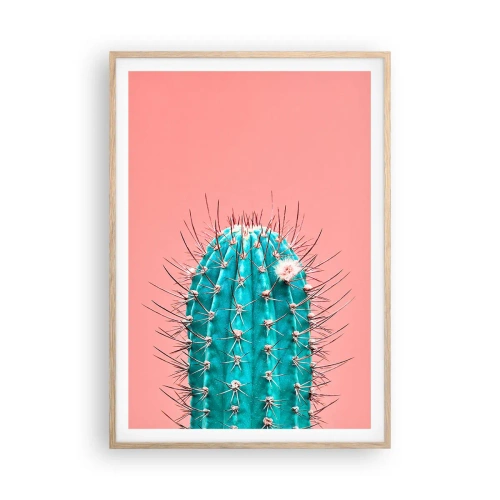 Pôster com moldura de carvalho claro - Apenas olhe - 70x100 cm