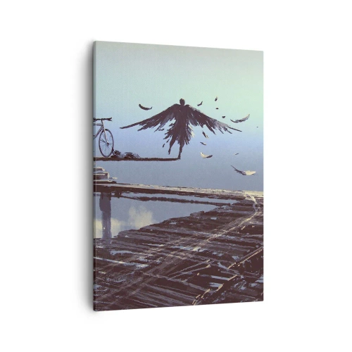 Quadro em tela - Ícaro eternamente vivo - 50x70 cm