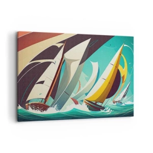 Quadro em tela - Boa sorte com os elementos - 100x70 cm