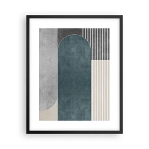 Pôster com moldura preta - Composição ao nível - 40x50 cm