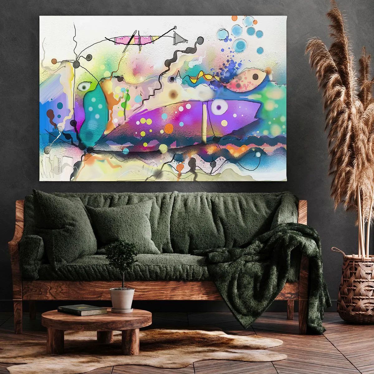 Quadro em tela - Sem palavras! - 120x80 cm