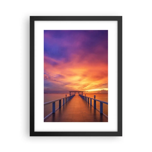 Pôster com moldura preta - Sem fim - 30x40 cm