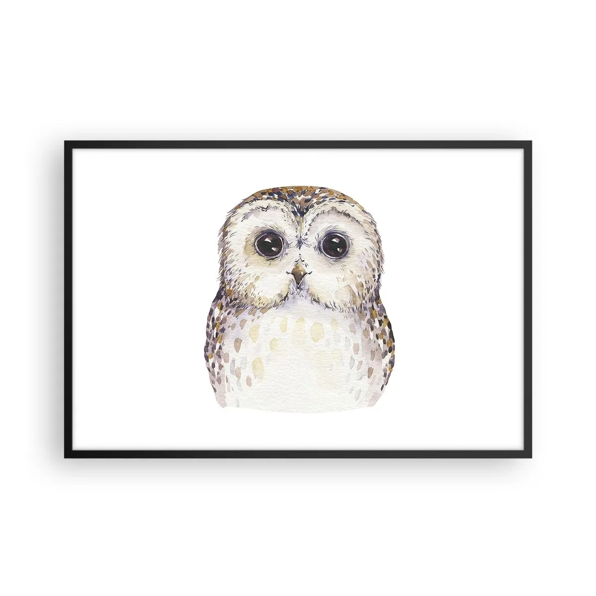 Pôster com moldura preta - Olhe-me nos olhos - 91x61 cm