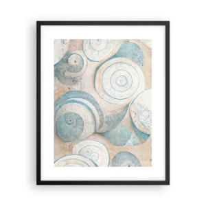 Pôster com moldura preta - O que há dentro da casca? - 40x50 cm