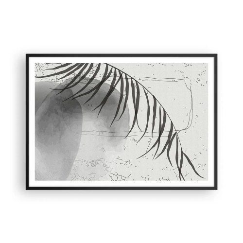 Pôster com moldura preta - O sutil exotismo da natureza - 100x70 cm