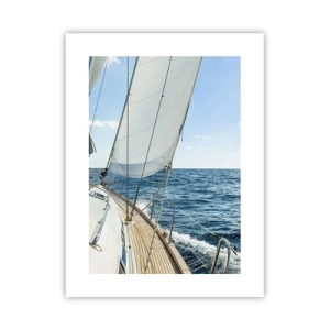 Pôster - Ahoy, aventura - 30x40 cm