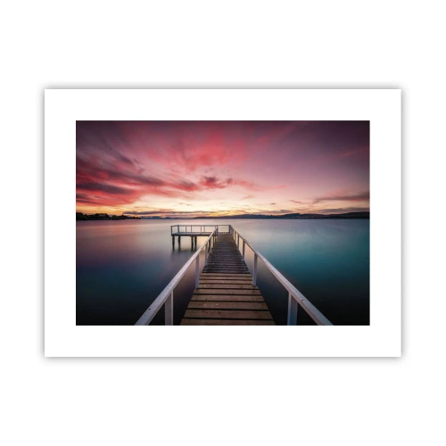 Pôster - A chama suave da noite - 40x30 cm