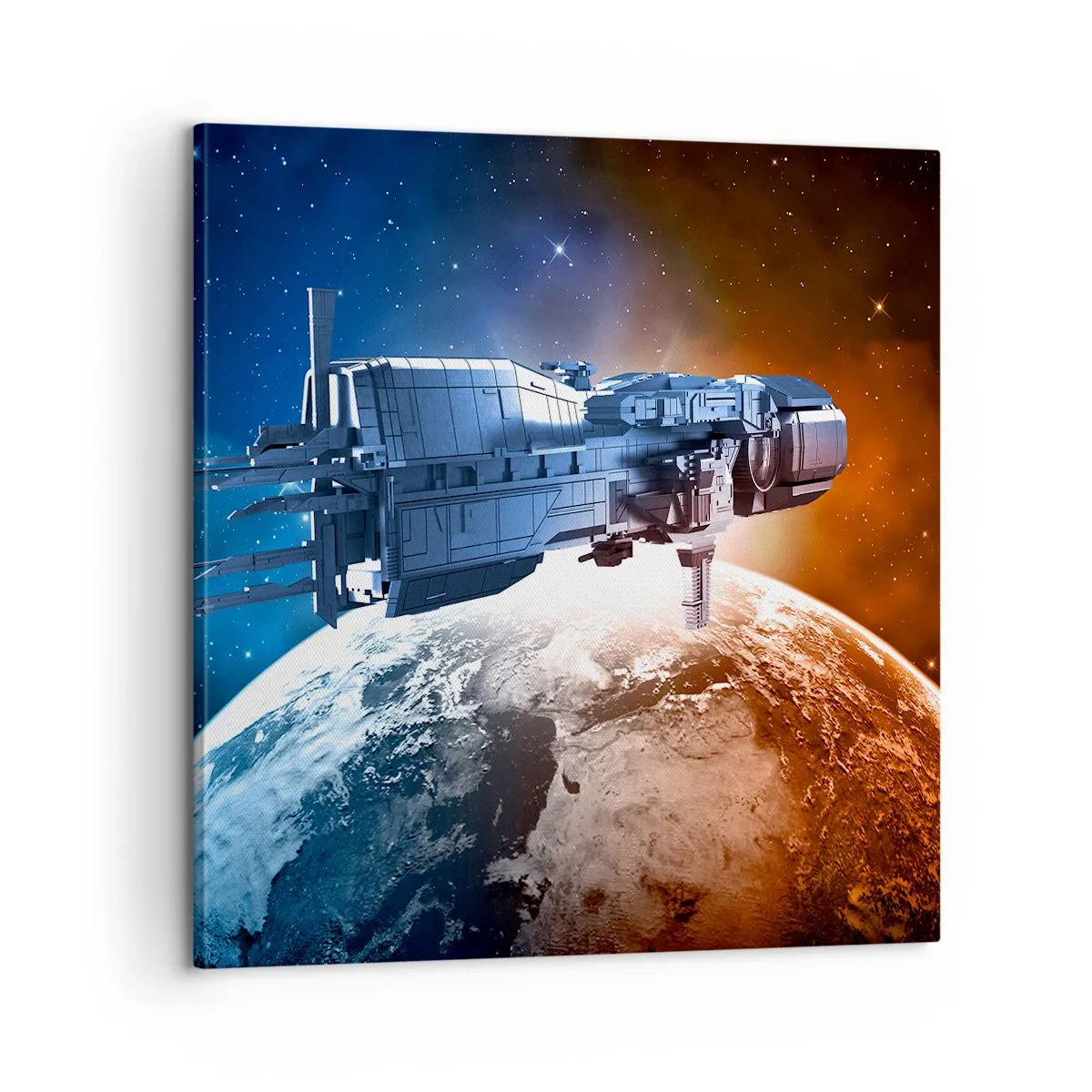 Quadro em tela - Observador atento - 60x60 cm