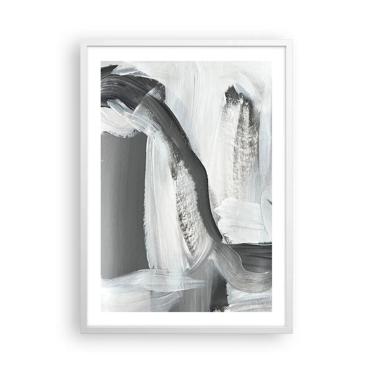 Pôster em moldura branca - Um movimento decisivo - 50x70 cm