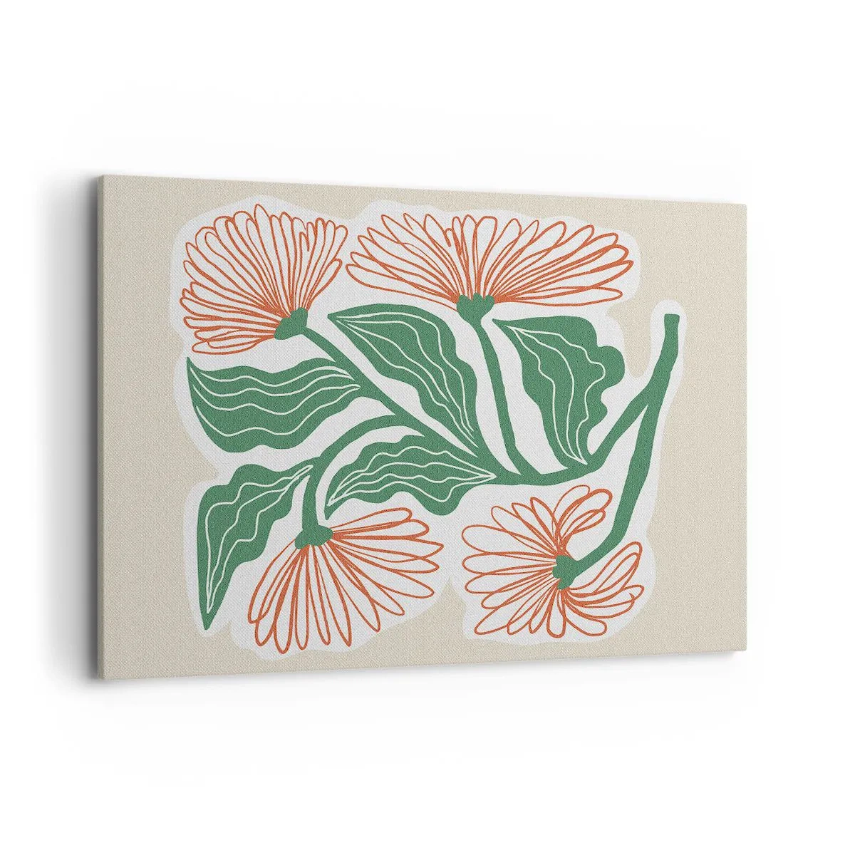 Quadro em tela - Folclórico e moderno - 120x80 cm