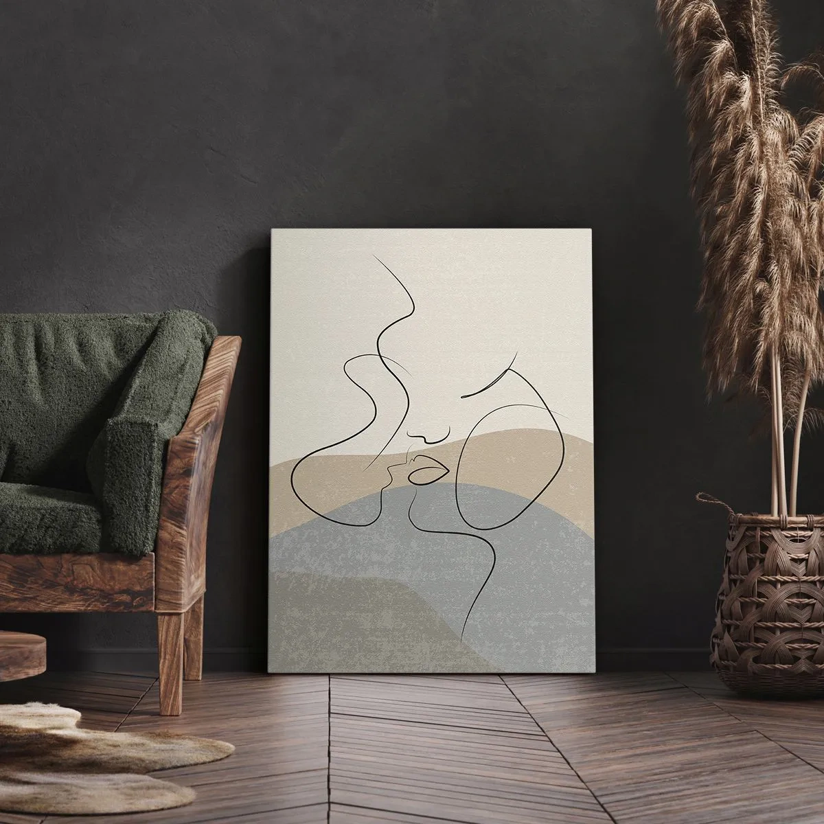 Quadro em tela - Como uma pincelada - 50x70 cm